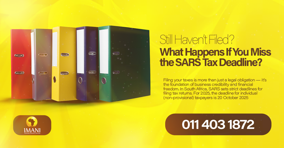 Still Haven’t Filed? What Happens If You Miss the SARS Tax Deadline.